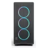 Korpusa Fractal Design Epoch Black TG RGB Light Tint Midi Tower Melns