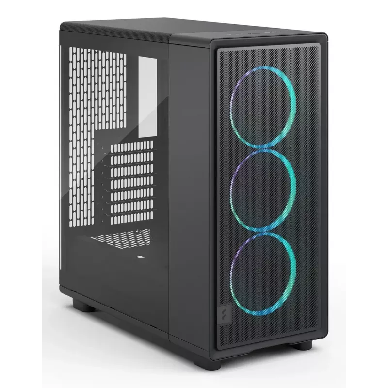 Korpusa Fractal Design Epoch Black TG RGB Light Tint Midi Tower Melns