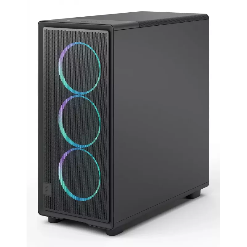 Korpusa Fractal Design Epoch Black TG RGB Light Tint Midi Tower Melns