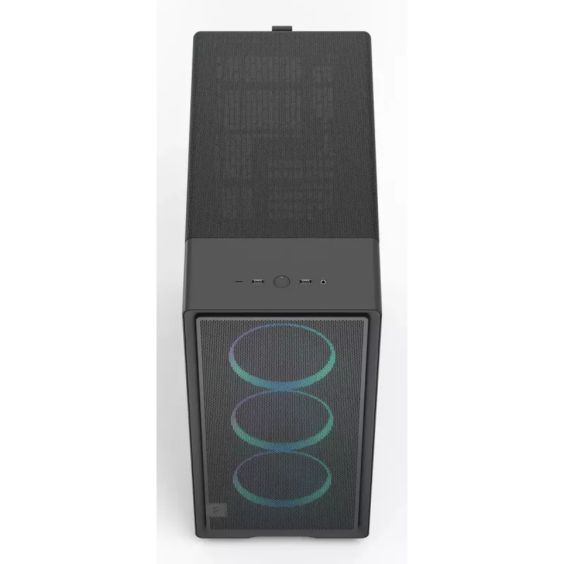 Korpusa Fractal Design Epoch Black TG RGB Light Tint Midi Tower Melns