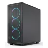 Korpusa Fractal Design Epoch Black TG RGB Light Tint Midi Tower Melns