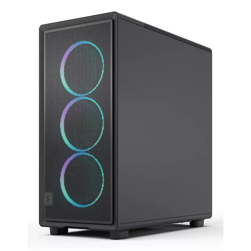 Korpusa Fractal Design Epoch Black TG RGB Light Tint Midi Tower Melns