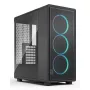 Korpusa Fractal Design Epoch Black TG RGB Light Tint Midi Tower Melns