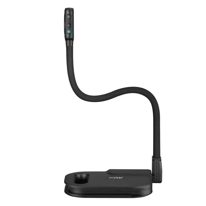AVer AVerVision U50+ dokumentu kamera, 8 MP CMOS, 1080p, 60 fps, 16x digitālais tālummaiņa, USB 2.0, melna