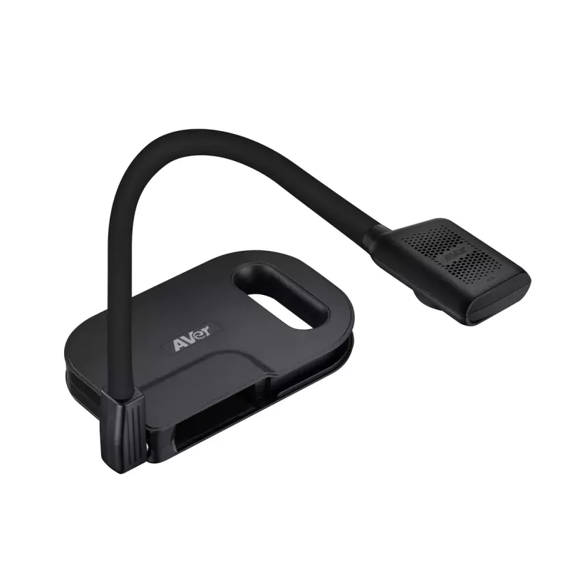 AVer AVerVision U50+ dokumentu kamera, 8 MP CMOS, 1080p, 60 fps, 16x digitālais tālummaiņa, USB 2.0, melna