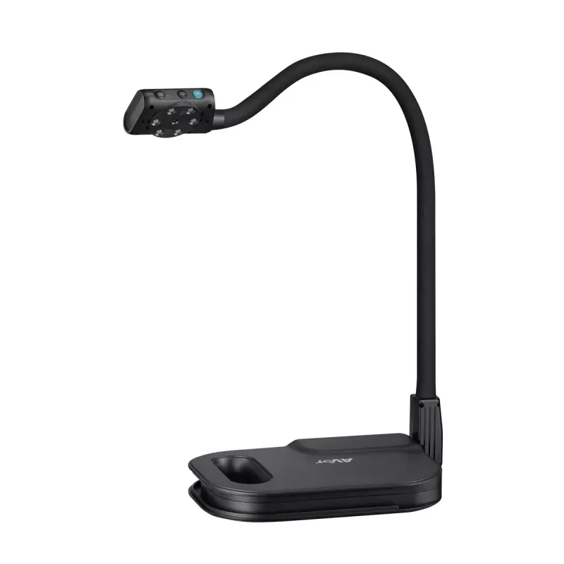 AVer AVerVision U50+ dokumentu kamera, 8 MP CMOS, 1080p, 60 fps, 16x digitālais tālummaiņa, USB 2.0, melna