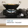 Bosch Serie 6 PCQ7A5I90 gāzes plīts virsma Nerūsējošais tērauds Iebūvējama 75 cm Gāze 5 zona(s)