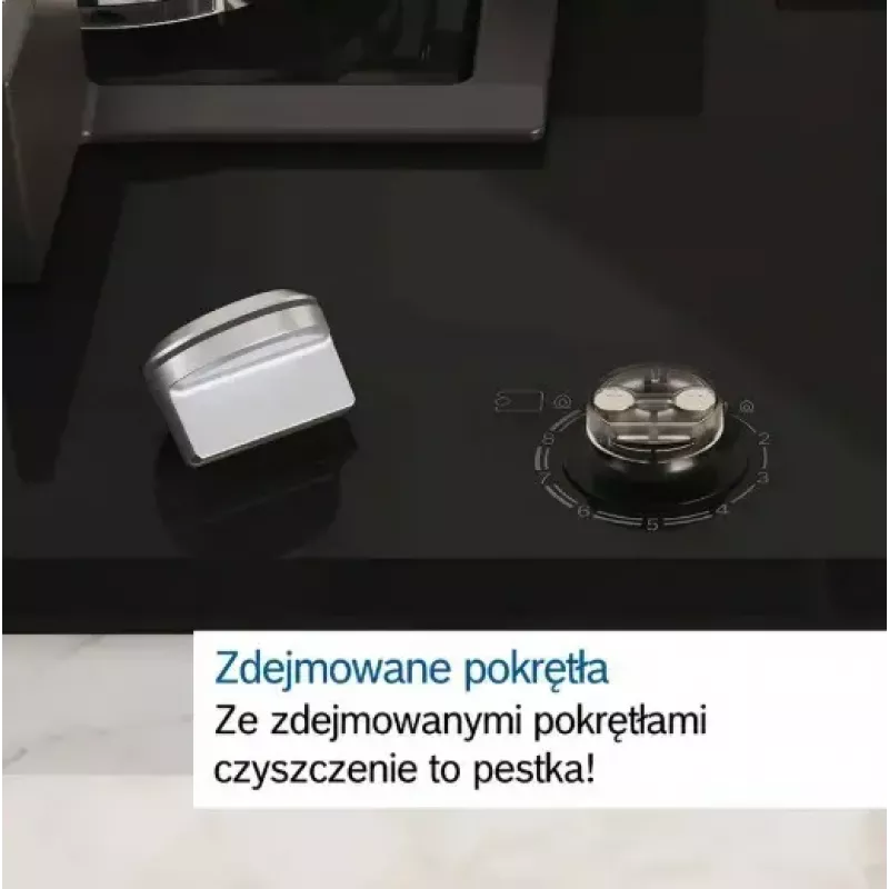 Bosch Serie 6 PCQ7A5I90 gāzes plīts virsma Nerūsējošais tērauds Iebūvējama 75 cm Gāze 5 zona(s)