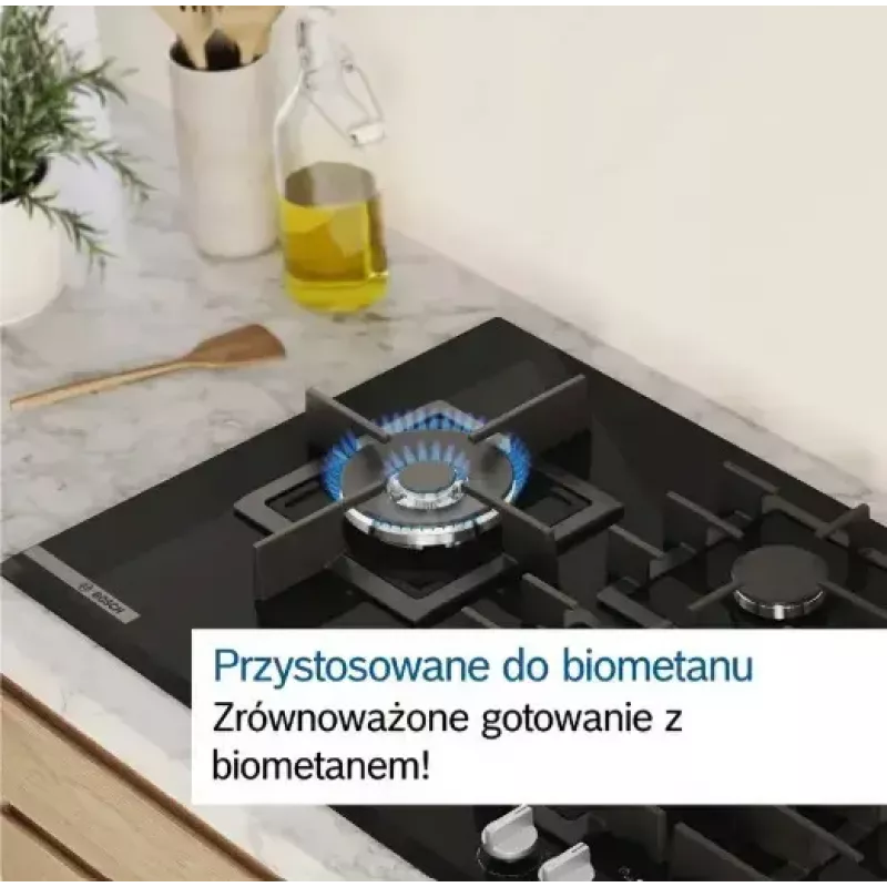 Bosch Serie 6 PCQ7A5I90 gāzes plīts virsma Nerūsējošais tērauds Iebūvējama 75 cm Gāze 5 zona(s)