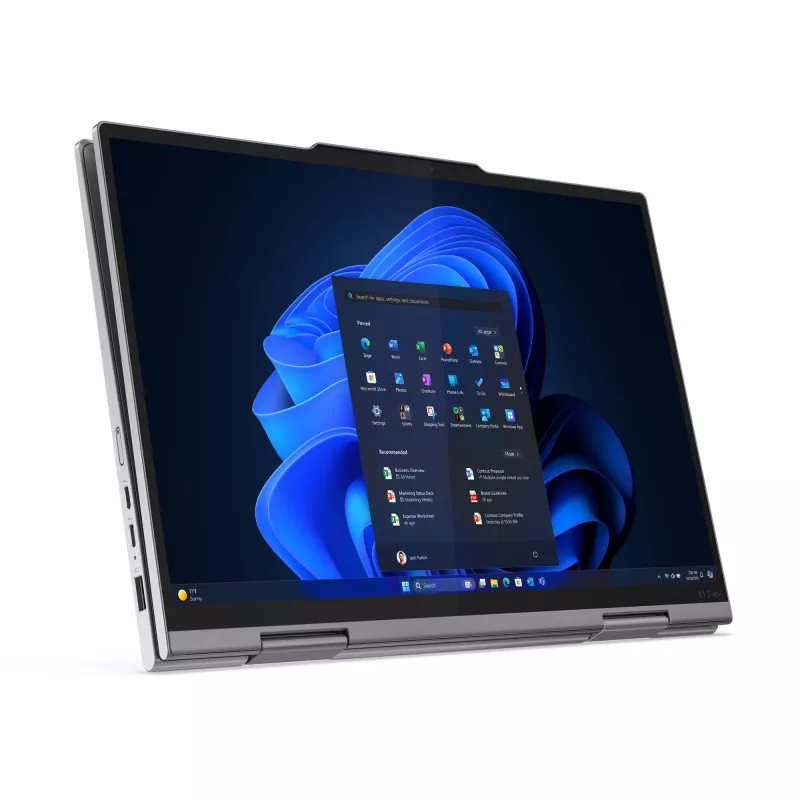 Lenovo ThinkPad X1 2-in-1 Gen 10 Aura Edition Intel Core Ultra 7 255U hibrīds (2-in-1) 35,6 cm (14 collu) skārienekrāns 2.8K 32 GB LPDDR5x-SDRAM 1 TB SSD Wi-Fi 6E (802.11ax) Windows 11 Pro Angļu Pelēks