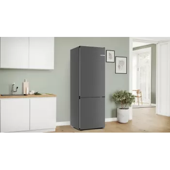 Ledusskapis ar saldētavu Bosch Serie 4 KGN49OCAF, brīvi stāvošs, 440 L, antracīts, No Frost