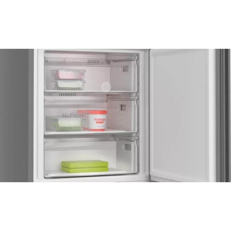 Ledusskapis ar saldētavu Bosch Serie 4 KGN49OCAF, brīvi stāvošs, 440 L, antracīts, No Frost