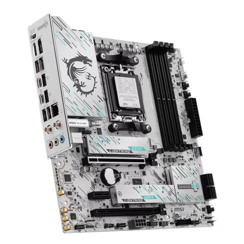 Mātesplate MSI B850M GAMING PLUS WIFI — AMD B850, Socket AM5, micro ATX, DDR5, 4x DIMM, 3x M.2, Wi‑Fi 7, 5Gb LAN