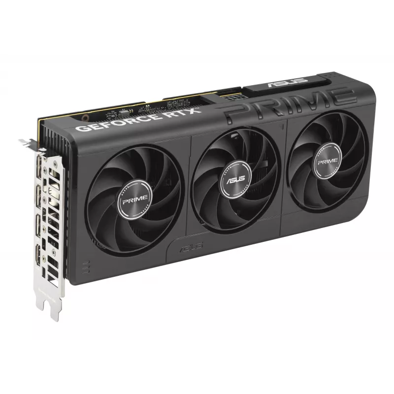 Grafikas karte ASUS GeForce RTX 5060 — 8 GB GDDR7, 128 bitu, PCIe 5.0, 3x DisplayPort 2.1b + 1x HDMI 2.1b, 2595 MHz OC, 3 ventilatori, 268,3 mm