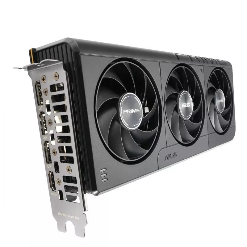 Grafikas karte ASUS GeForce RTX 5060 — 8 GB GDDR7, 128 bitu, PCIe 5.0, 3x DisplayPort 2.1b + 1x HDMI 2.1b, 2595 MHz OC, 3 ventilatori, 268,3 mm