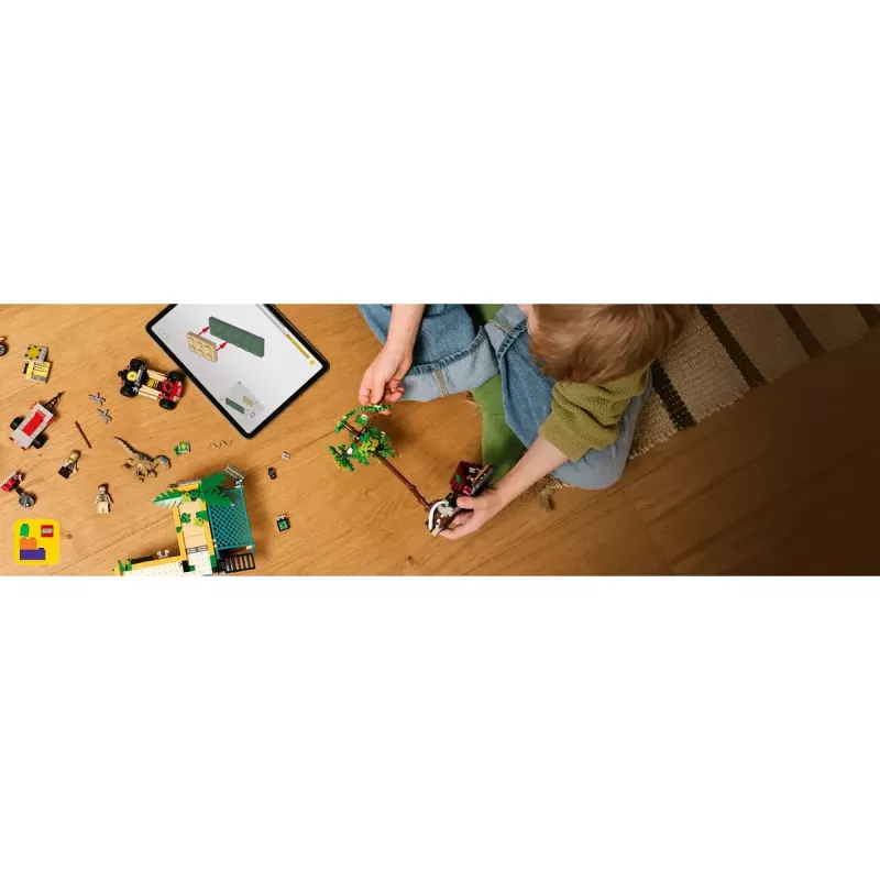 LEGO Jurassic World komplekts 76973 — Raptors un Titanosaurus ar 3 figūrām, 582 gabali, vecumam 7+