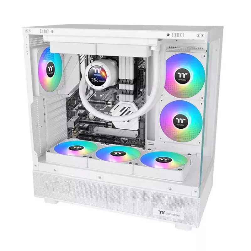 Termālo ventilatoru komplekts Thermaltake CT120 EX ARGB Sync White 3 gab.