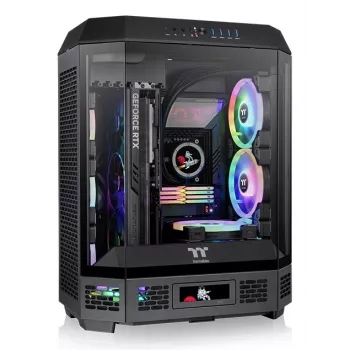 THERMALTAKE Korpuss Mid Tower - The Tower 600 - Melns