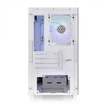 PC korpuss Thermaltake Versa H16 TG ARGB Micro Tower Balts