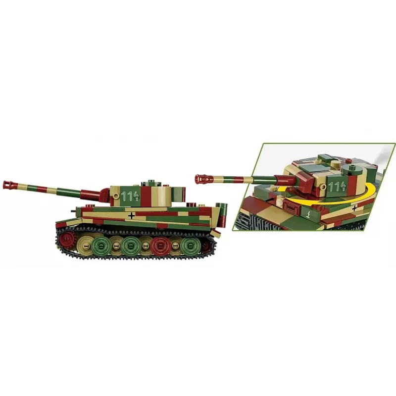 Cobi Pz.Kpfw. VI Tiger Ausf. E konstruktors, 1:48, 422 daļas