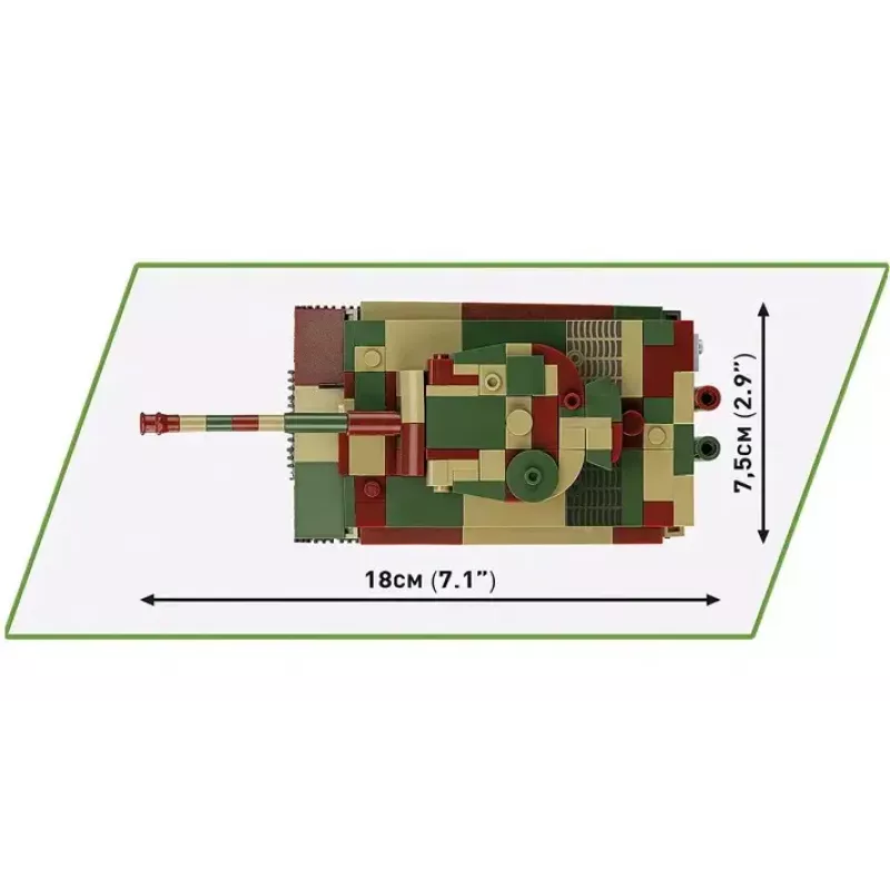 Cobi Pz.Kpfw. VI Tiger Ausf. E konstruktors, 1:48, 422 daļas