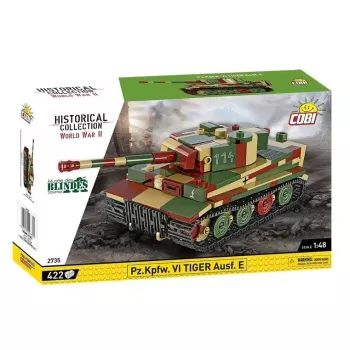 Cobi Pz.Kpfw. VI Tiger Ausf. E 1:35 mēroga ķieģeļu būvēšanas komplekts