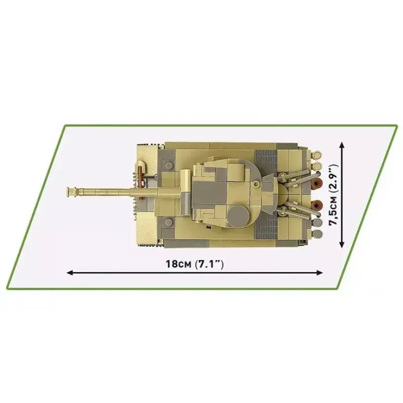 Būvkomplekts Cobi Panzer VI Tiger I 442 detaļas modelis COIB-2734