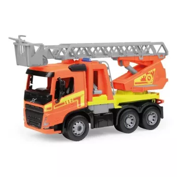 Ugunsdzēsēju auto rotaļlieta Lena Volvo FMX Vehicle Worxx ar kāpnēm, modelis 04625