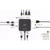 i-tec USB-C DP Dual HDMI Docking Station ar Power Delivery 100 W un Universāls Lādētājs 100W