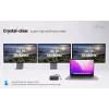i-tec USB-C DP Dual HDMI Docking Station ar Power Delivery 100 W un Universāls Lādētājs 100W