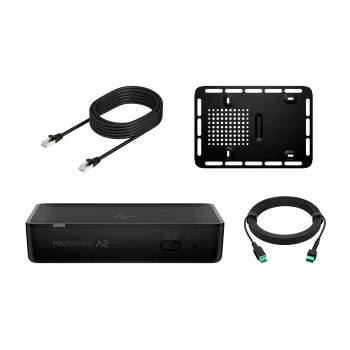 HP Poly Studio A2 Melna audio tilts