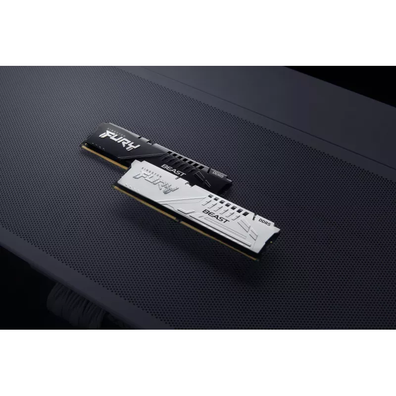 Kingston Technology FURY Beast 128GB (2x64GB) DDR5 5600MT/s CL40 DIMM melns