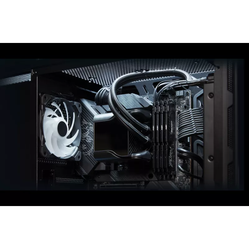 Kingston Technology FURY Beast 128GB (2x64GB) DDR5 5600MT/s CL40 DIMM melns