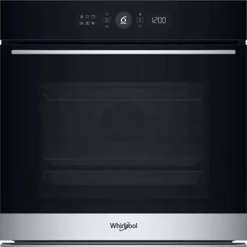 Whirlpool WOI5S8HM1SXA 73 L iebūvējamā elektriskā cepeškrāsns, melna, nerūsējošais tērauds