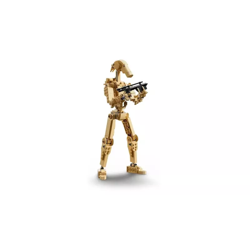 LEGO būvēšanas komplekts Star Wars Battle Droid ar STAP 75428 — 1088 gabali, 1 minifigūra, eksponēšanas izmērs 140×380×300 mm