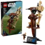 LEGO būvēšanas komplekts Star Wars Battle Droid ar STAP 75428 — 1088 gabali, 1 minifigūra, eksponēšanas izmērs 140×380×300 mm