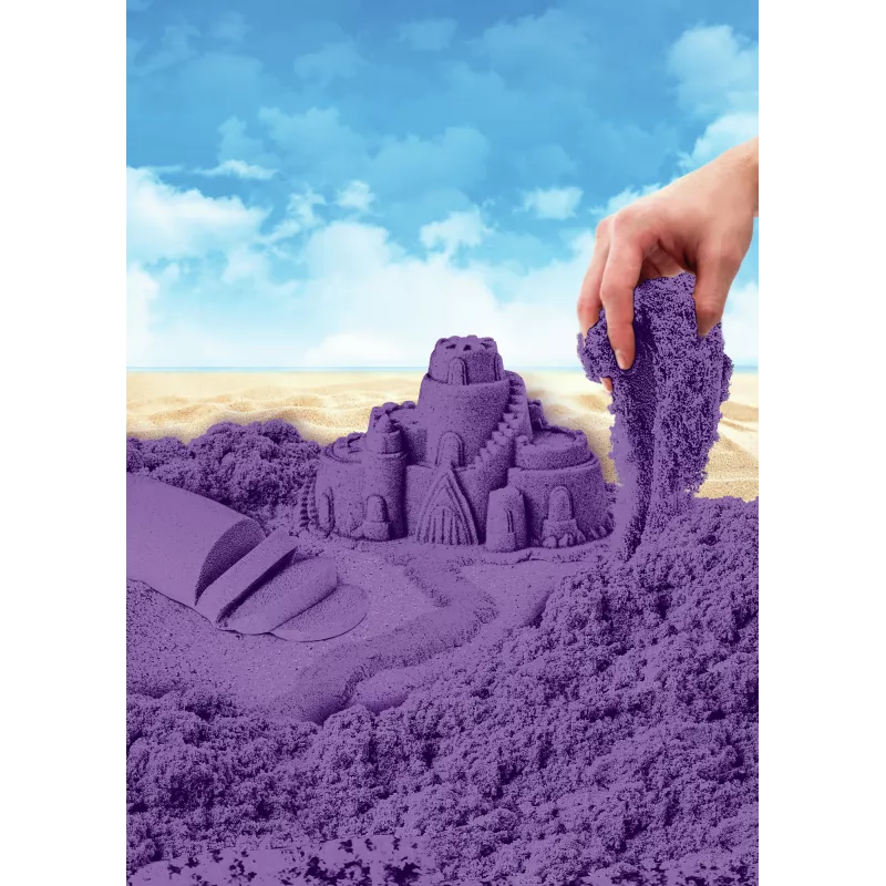 Kinetic Sand 2lbs Purple Play Sand – Maģiskas sensorās smiltis bērniem no 3 gadiem
