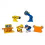 Figūru komplekts Usorteret Rubble & Wheeler Power Tool Pups ar 2 instrumentiem un 2 būvniecības aksesuāriem, vecumam 3+