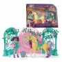 Unicorn Academy, Ava lelle un Leaf krāsu mainošais stallis, Lieldienu dāvanu ideja, 15 aksesuāri, lelles un vienradžu rotaļlietas meitenēm no 4 gadu vecuma