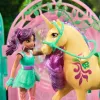 Unicorn Academy, Ava lelle un Leaf krāsu mainošais stallis, Lieldienu dāvanu ideja, 15 aksesuāri, lelles un vienradžu rotaļlietas meitenēm no 4 gadu vecuma