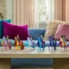 Unicorn Academy, Ava & Plant Magic Lapa ar Gaismas Efektu, 2 Jāšanas Piederumi, Leļļu un Vienradžu Rotaļlietas Meitenēm no 4 Gadiem