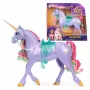 Spin Master Unicorn Academy Wildstar vienradža figūra 28 cm ar caurspīdīgiem segliem un iejūgu, daudzkrāsaina, plastmasa, vecumam no 4+