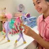 Spin Master Unicorn Academy Wildstar vienradža figūra 28 cm ar caurspīdīgiem segliem un iejūgu, daudzkrāsaina, plastmasa, vecumam no 4+