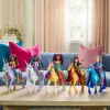 Spin Master Unicorn Academy Wildstar vienradža figūra 28 cm ar caurspīdīgiem segliem un iejūgu, daudzkrāsaina, plastmasa, vecumam no 4+