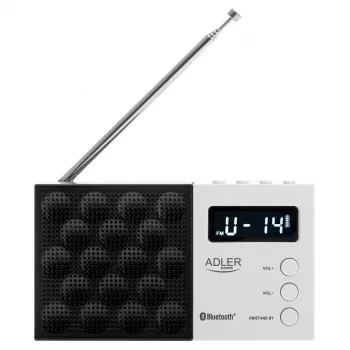 Adler AD 1908 PLL AM/FM digitālais radio ar modinātāju