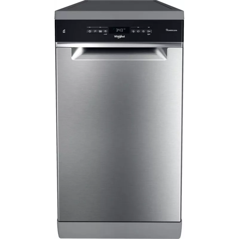 Whirlpool WSBO 3O34 PF X daļēji iebūvējamā trauku mazgājamā mašīna, 10 komplekti