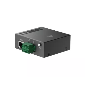 D-Link 4G LTE IIoT RTU — rūpnieciskais šūnu tīkla maršrutētājs, melns
