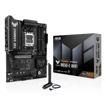 Mātesplate ASUS TUF GAMING B850-E WIFI, AMD B850, Socket AM5, ATX, DDR5, 4x DIMM, 3x M.2, Wi‑Fi 6E, 2.5Gb LAN