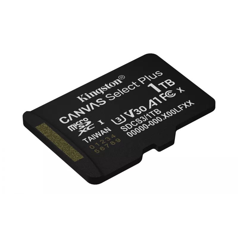 Kingston Canvas Select Plus 1TB microSDXC A1 U3 V30