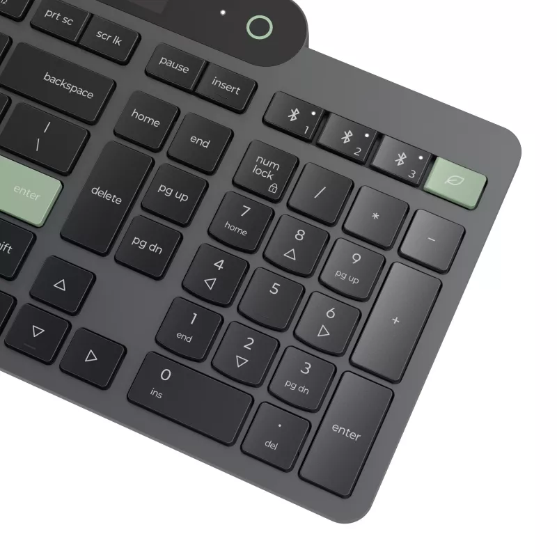 Lenovo 4Y41R69494 tastatūra Home/Office Bluetooth US English Melna, Zaļa